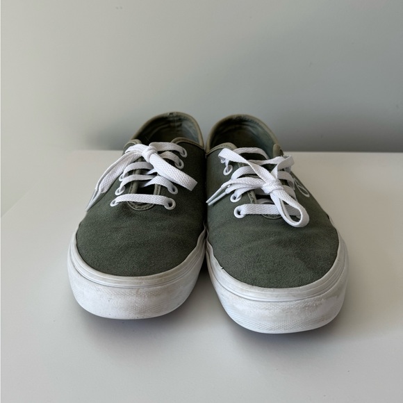 Vans green suede shoes - 10 - Picture 2 of 7